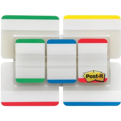 Post-it Lined Tabs Value pk, Assorted Sizes and Primary Colors, pk of 114 Total Flags