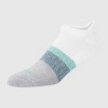 Hanes Men's 3pk +1 Absolute Active Cushioned Heel Shield Socks - 6-12 - 4 of 4
