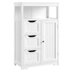 Yaheetech Wooden Floor Cabinet Free Standing Storage Organizer for Living Room - 1 of 4