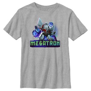 Boy's Transformers: EarthSpark Megatron Badge T-Shirt - 1 of 4