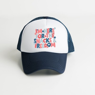 The Juniper Shop I'm Here For The Snacks Youth Foam Trucker Hat