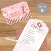 Big Dot of Happiness 1st Birthday Little Miss Onederful - Fill-In Cards - Girl First Birthday Party Fold and Send Invitations - Set of 8 - 2 of 4
