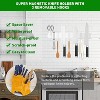 LunaLulinlk 12 Inch Magnetic Knife Holder for Wall Magnetic Knife Strip Self Adhesive with 3 Hooks - 2 of 4