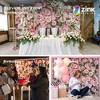 Zink Roses Photo Backdrop. Wrinkle-Free Photo Studio Backdrop for Weddings, Valentine's Day, & More - 4 of 4