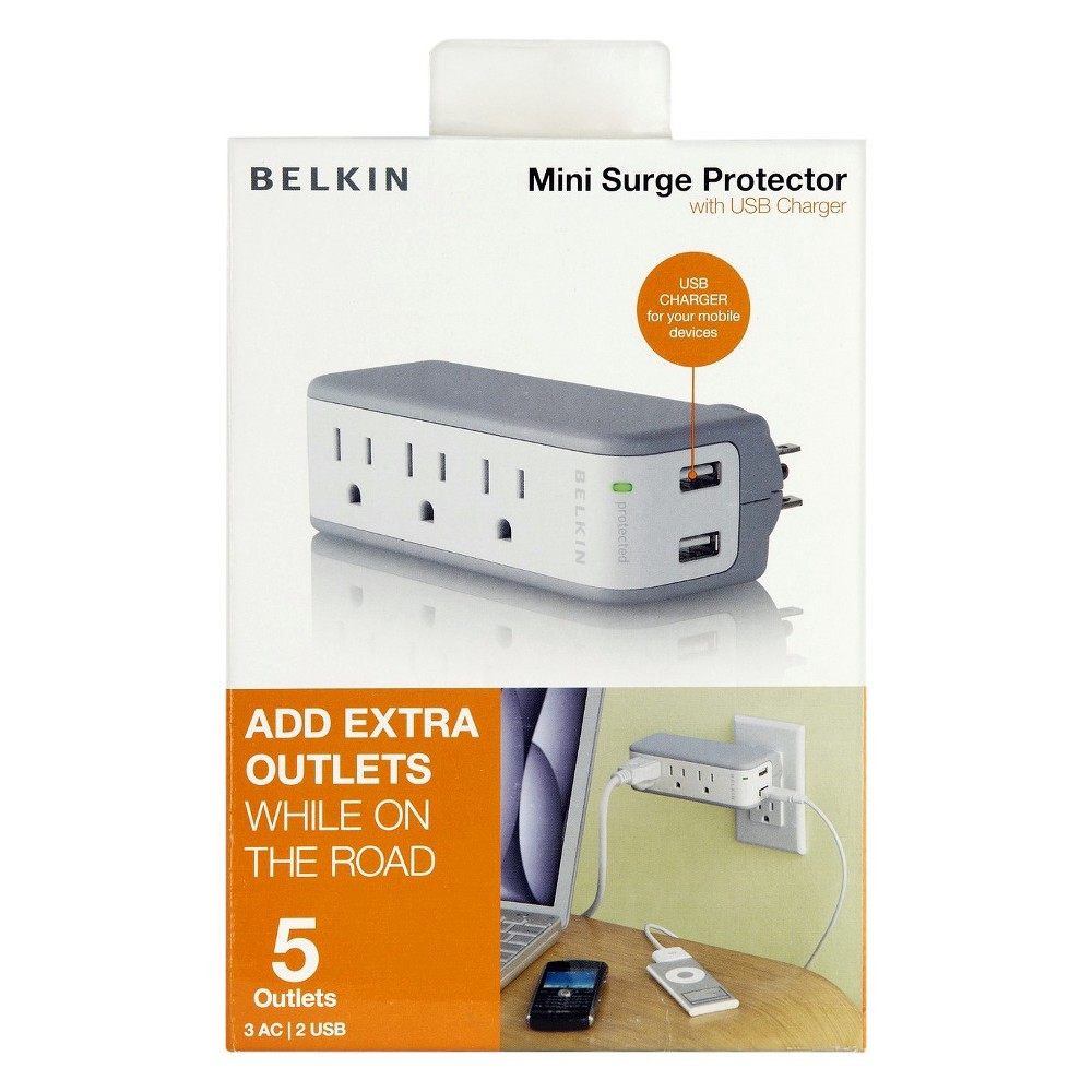 UPC 722868656792 product image for Belkin - SurgePlus Usb Swivel Charger, Multi-Colored | upcitemdb.com