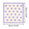 INSPIRE CHIC Women's Polka Dot Square Neckerchief Headband 27.56*27.56 inches(L*W) - 3 of 4