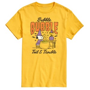 Men's - Peanuts - Bubble Bubble Toil Trouble Short Sleeve Graphic T-Shirt - 1 of 4