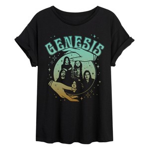 Women's - Genesis - Crystal Ball Oversized Graphic T-Shirt - 1 of 4