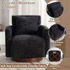 MOONMISS 360 degree rotation design,soft and comfortable chenille fabric,ergonomic design of the living room chair - 4 of 4
