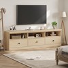 TV Stand for 75 Inch TV, Mid-Century Modern Entertainment Center with Storage Drawer,70" TV Console Media Cabinet - 4 of 4