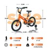 16 Inch Road City Bike For Toddlers Kids, Steel Frame Road Bike With Training Wheels, Lightweight Kids City Bike - 4 of 4