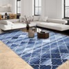 8x10 Area Rugs Geometric Neutral Living Room Rug Stain-Resistant Low Pile Non Slip Indoor - 4 of 4