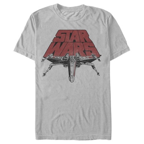 Target : X-wing Men\'s Title Logo T-shirt Wars Star