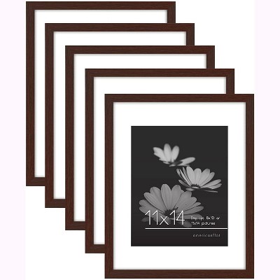 Americanflat Picture Frame with plexiglass - Hanging Hardware For Horizontal and Vertical Display