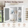 Bathroom Storage Cabinet,Medicine Cabinet With Mirror Door And Open Shelves,Bathroom Cabinet,Wall Mounted Bathroom Cabinet-Cuddlewood - 3 of 4