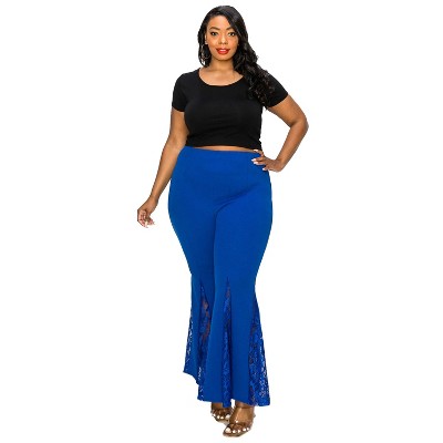 L I V D Women's Laced Flare Pants
