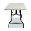 Iceberg IndestrucTable Industrial Folding Table, Rectangular, 96" x 30" x 29", Platinum - 4 of 4
