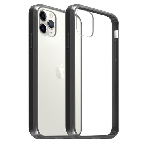 Insten Clear Case Compatible With Iphone 11 Pro Max 6 5 Protective Reinforced Tpu Black Bumper Acrylic Hard Back Cover Target