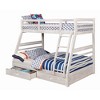 Twin Over Full Bunk Bed with Two Large Drawers and Ladder - 2 of 4