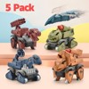 Acoinel 5 Pack Take Apart Dinosaur Toys, STEM Construction Building Kids Toys, Children's Day Gifts, Age 3+ - 3 of 4