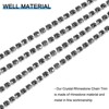 Unique Bargains Bags Clothing Decoration Crystal Rhinestone Sew on Close Claw Chain Trim - 3 of 4