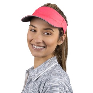 TrailHeads Women’s Sun Visor Hat - Summer Visors for Running, Tennis, Golf, Softball, Workouts - 1 of 4