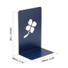 Unique Bargains Pressed Flowers L-Shaped Desk Organizer Bookend for Stationery Desktop Office Accessories - 2 of 4