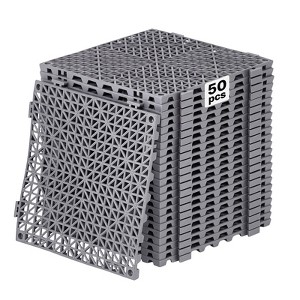 VEVOR Modular Interlocking Cushion 50 Pack Splicing Drainage Mats