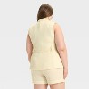 Women's Tie-Front Long Line Vest - A New Day™ - 2 of 3