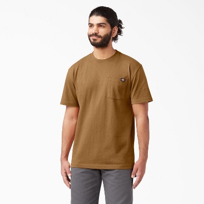 Dickies Heavyweight Short Sleeve Pocket T-shirt, Brown Duck (bd), L ...