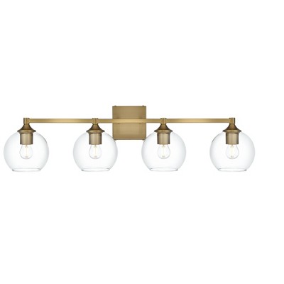 Elegant Lighting Eero 33 inch Wall Sconce in Satin Gold