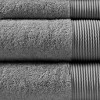 Vynxaria Charcoal 6 Piece Antimicrobial Cotton Tencel Towel Set - 4 of 4