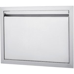 Brushed Stainless Steel BBQ Access Door, Outdoor Kitchen Cabinet Doors, Durable Weather-Resistant Doors for Barbecue Islands, Suitable for Outdoor - 1 of 4