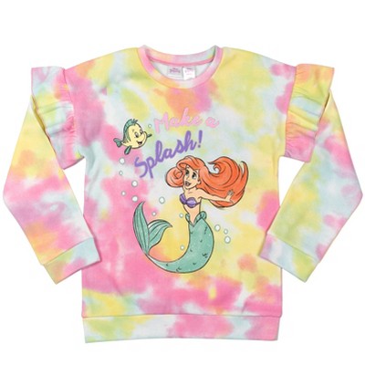 Disney Little Mermaid Princess Ariel Ruffle Pullover 