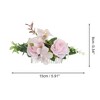 Unique Bargains Women's Styling Simulated Flowers Side Comb 1 Pc - 2 of 4