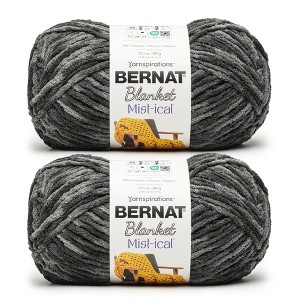 Bernat Blanket Mist-Ical Yarn 24 Pack-Cinder - 1 of 4