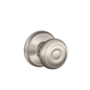 Schlage Georgian Satin Nickel Passage Door Knob Right or Left Handed - 1 of 1