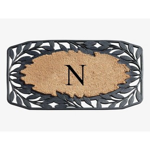 A1HC Natural Coir Doormat for Outdoor Entrance, Anti-Shed Treated Durable Front Door Mat 23x38 - 1 of 4