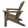 Leisure Classics UV Protected Indoor Outdoor Lounge Deck Chair, Gray (2 Pack) - 4 of 4