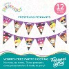 Treasures Gifted Club Squishmallows Pennant Banners - Pre-strung Triangle Pennant Banners - Squishmallows Birthday Party Decorations - 3 of 4