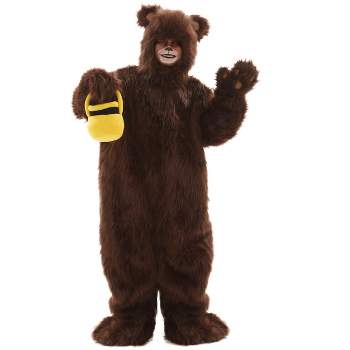 HalloweenCostumes.com Child Deluxe Furry Brown Bear Costume