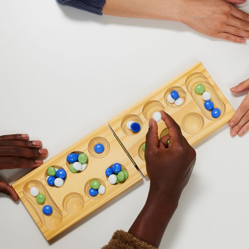 Game Gallery Solid Wood Mancala, 3 of 13