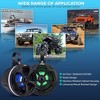 2-Way Waterproof Off Road Speakers for Outdoor Adventures with Durable Design, + Easy Installation, Black - 2 of 4