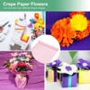 Unique Bargains Durable Soft Flexible Colorful Crepe Paper Variety of Colors 2 Pcs - 4 of 4