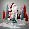 9.5"H  12"H & 16.25"H Sullivans Christmas Red Tall Bottlebrush Tree Set of 3  Red - 3 of 4