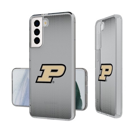 Keyscaper Purdue Boilermakers Linen Clear Phone Case For Galaxy