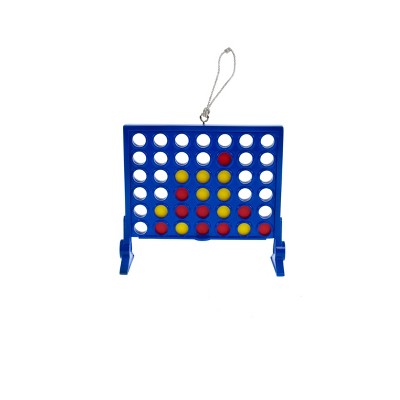 Hasbro Connect 4 Decoupage Christmas Tree Ornament