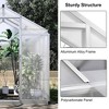 6x6 FT Greenhouse for Outdoors, Polycarbonate Greenhouse with Quick Setup Structure and Roof Vent - 2 of 4