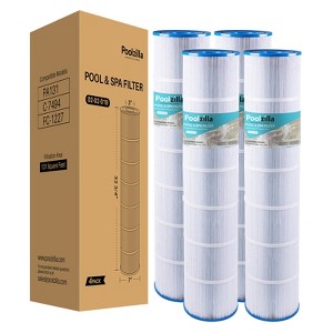 Poolzilla Pool Filter Cartridges, Compatible with PLF131A, Pleatco PA131-PAK4, Hayward CX1280XRE, SwimClear C5020 Unicel C-7494 - 1 of 4