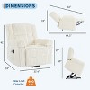 Power Lift Recliner Chair with Heat & Massage, Electric Soft-Padded Lift Recliner for Elderly with Side Pockets - 2 of 4
